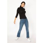Şans 85N5982 Lacivert Kadın Pantolon