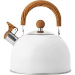 Sant Kuee Çaydanlık, 2.5l Paslanmaz Çelik Islık Çalan Çaydanlıklar, Kulplu, Yüksek Düdüklü ve Pas Önleyici Hızlı Kaynatma (Yurt Dışından)