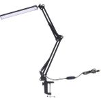 Sant Kuee Kelepçeli LED Masa Lambası, Ayarlanabilir Salıncak Kolu Masa Lambası, Çalışma / Okuma / Ofis / Çalışma Için Modern Mimar Masa Lambası (Siyah) (Yurt Dışından)