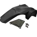 Sant Kuee Motosiklet Arka Çamurluk Hugger Splash Guard Karbon Fiber Desen Nmax 155 Nmax 150 2020 2021 (Yurt Dışından) - Siyah