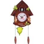 Sant Kuee Sevimli Kuş Duvar Saati Çalar Saat Saat Oturma Odası Izle Kısa Çocuk Yatak Odası Dekor Ev Gündüz Alarm Saatler C (Yurt Dışından) - Kahverengi