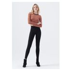 SANTA BELLA Getafe Siyah Solmaz Skinny Jean Kadın Yüksek Bel Power Likra Toparlayıcı