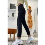 SANTA BELLA Jili Siyah Boyfriend Kadın Jean Solmaz Power Likra Toparlayıcı Pantolon