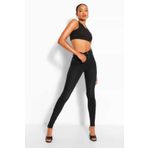 SANTA BELLA Poli X Siyah Solmaz Skinny Jean Kadın Yüksek Bel Power Likra Toparlayıcı