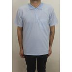 Santa Fistan Store Erkek Desenli Klasik Kesim Rahat Kalıp Tek Cepli Polo Yaka Tişört - 2XL - Açık Mavi