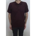 Santa Fistan Store Erkek Desenli Klasik Kesim Rahat Kalıp Tek Cepli Polo Yaka Tişört - Bordo - XL