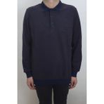 Santa Fistan Store Erkek Düz Klasik Kesim Rahat Kalıp Polo Yaka Pıtırcık Tek Cepli Kışlık Kazak - Kahverengi - 2XL