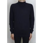 Santa Fistan Store Erkek Düz Spor Kesim Normal Kalıp Yarım Balıkçı Yaka Kışlık Kazak - Lacivert - XL