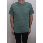 Santa Fistan Store Erkek Düz Spor Kesim Rahat Kalıp Bisiklet Yaka Basic Tişört - 2XL - Haki Yeşil