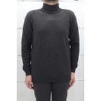 Santa Fistan Store Erkek Füme Düz Klasik Kesim Rahat Kalıp Tam Balıkçı Yaka Kışlık Kazak - 2XL