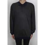 Santa Fistan Store Erkek Klasik Kesim Rahat Kalıp Tek Cepli Polo Yaka Kışlık Battal Kazak - Haki Yeşil - 3XL