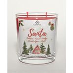 SANTA Kokulu Mum – Portakal Tarçın Vanilya – Yılbaşı Ruhunu Yansıtan Sıcak Atmosfer – Soya Mumu ve Hindistan Cevizi Mumu Bazlı, Rafine Mineral Mum ile Zenginleştirilmiş Özgün Karışım 150 Gram ODRIUS
