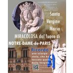 Santa Virgen María, MILAGROSAMENTE salvada del incendio de NOTRE-DAME-de-PARIS: En medio del incendio, la estatua de la Santa Virgen permanece intacta.