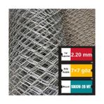 Santas 2.20 mm Tel Kalınlığı 7×7 cm Göz ( 100 cm -20METRE )Galvanizli Helezon Bahçe Çit Tel Örgü