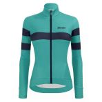 Santini Coral Bengal Kadın Termal Kışlık Bisiklet Forması 2W216175coralbeng