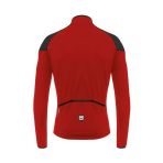 Santini HERMES Su Geçirmez Erkek Ceket AW50775HERME Siyah Kırmızı-S