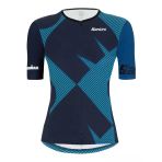 Santini Ironman Sleeved Tritop Kadın Triathlon Üst Forma 9I65ss00cupıo Water