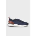 Santoni Süet Sneaker Ayakkabı Erkek Ayakkabı MBIM22032BGRTOPQU59 - Lacivert