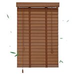 SAOGERUL Masif ahşap jaluzi, karartma fonksiyonlu, 85 x 150 cm, doğal ahşap pencere panjurları, yatay panjurlar için