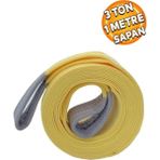 Sapan Polyester Spanzet 3 Ton 1 Metre Sarı Sağlam Yük Kaldırma Taşıma Indirme Halat - Çok Renkli - Çok Metre