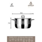 Saphıre Saphıre 20X11 Derın Tencere Cam Kapak