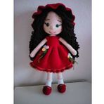Şapkalı Şirin Şeker Bebek Amigurumi Organik Oyuncak