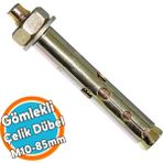 Saplamalı Dübel Gömlek Çelik Dübel M10x85 Mm Raf Montaj Bağlantı Zemin Monte Tavan Beton Asma Aparat