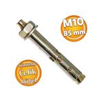 Saplamali Gomlek Celik Dubel M10x85 Mm Raf Montaj Baglanti Zemin Monte Tavan Beton Asma Aparat