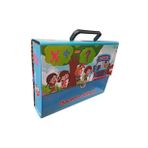 Sapli Klasor Figurlu 1 Adet Kulplu Klasor 32X24x7 Cm Okul Ogrenci Klasoru Sapli Canta Sapli Dosya