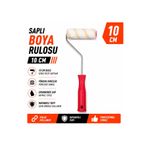 Saplı Parmak Boya Rulosu 10cm Sünger Boya Rulosu Hobi Boyama Rulosu Çocuk Etkinlik Boya Aparatı Desen Boyama Rulosu RULO10