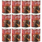 Sapphere 400 gr 12 Adet Kırmızı Etli Yetişkin Köpek Maması Konserve