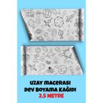 Sapphire OnlineStore Uzay Serüveni Dev Boyama Kağıdı 2.5 Metre - Rulo Aktivite Boyama Kağıdı