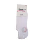SARA DONNA Sara Donna 12 Çift Beyaz Renk Dikişsiz Sneaker Görünmez Çorap Beyaz 36-40