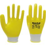Sara S108 Doğal Nitril Iş Eldiveni - Sarı