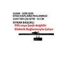 SARA Siyah Mat Gün Işığı (Sarı) Banyo Duvar Ayna Tablo Aydınlatması Flüt Aplik Kuğu Aplik Ledli Aplik