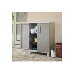 Saraçoğlu Toomax Midi Kısa Dolap Bahçe Dolabı, Balkon Dolabı, Banyo Dolabı 65x37x93 cm