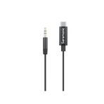 Saramonic 3,5 mm Erkek TRS - USB-C Stereo veya Mono Mikrofon ve Ses Adaptörü Kablosu 9" (22,86 cm) (SR-C2001)