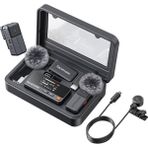 Saramonic Air Kablosuz Yaka Mikrofonu, Şarj Kutulu, Harici Ø9,7 mm Mikrofon, Cep Telefonu Mikrofonu, 48KHZ/24BIT, 90 Db Snr, Usb-C'li Mini Klipsli Mikrofon, Uygulama Kontrolü, 300 M