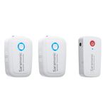 Saramonic Blink500 B2W kablosuz 2,4 GHz 2 kişilik mikrofon, klipsli mikrofon sistemi, lavalier ve iki kanallı alıcılı, DSLR kamera, aynasız kamera ve akıllı telefon için, YouTube Live Vlogging için