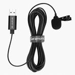 Saramonic Lavalier-Mikrofon mit USB-A-Stecker für Computer mit 6 m langem Kabel (SR-ULM10L)