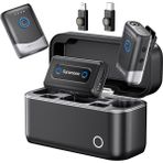 Saramonic Mix Kablosuz Yaka Mikrofonu Cep Telefonu, 200M, iPhone 7-17 Serisi Için Lightning Usb-C Mikrofon, Android, Kamera, Vlog, Yayın, Youtube Için Yaka Mikrofonu
