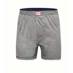 Saran 3104 Havlu Bel Pamuklu 10 Adet Gri Erkek Boxer
