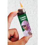 SARANG Çakmak Nilay Türbe Yesili Kizilcik Serbeti Baskılı Full Kaplamalı Gazlı Çakmak