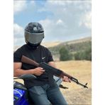 Saranostra Ak-47 Kalaşnikof Figür Gerçek Boy Dekor Oyuncak Siyah Renkli Detaylarla