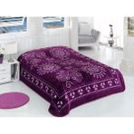 Sarar Çift Kişilik 4.5 kg Süper Soft Battaniye - Mor - 220 x 240 cm