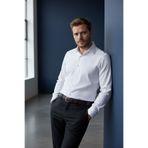 Sarar İnterview Sosa Pamuklu Slim Fit Beyaz Gömlek