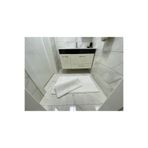 Sarar Peluş Banyo Paspası Takımı 2'li Küçük Boy Jel Kaymaz Taban Post 80x50 - 50x40 - Beyaz