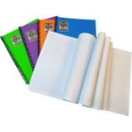 Saray A4 Plastik Pp Kapak Spiralli 80 Yaprak Kareli Defter Contra Sry - Renkli - 3 Adet