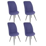 Saray Esb 4 Adet - Lacivert Sandalye