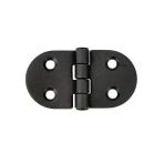 Saray Mat Siyah Krom Menteşe 40X74mm